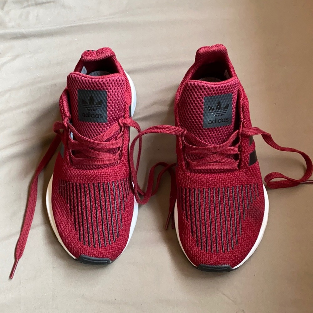 Adidas kids and woman Burgundy sneakers
